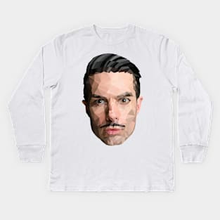 Troy Hawke Portrait Kids Long Sleeve T-Shirt